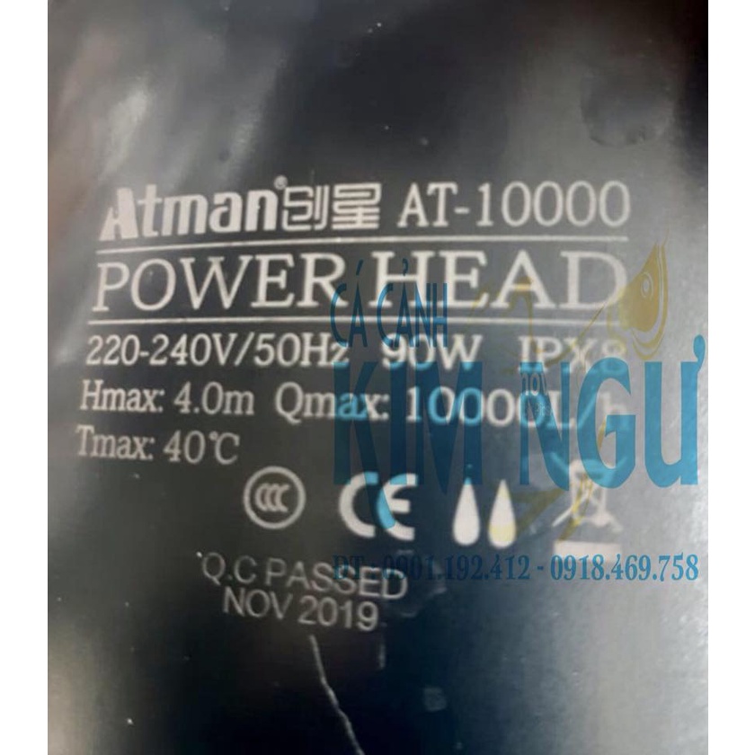 ATMAN AT 10000 AT 8000 AT 6000 Máy Bơm Lọc Nước Hồ cá