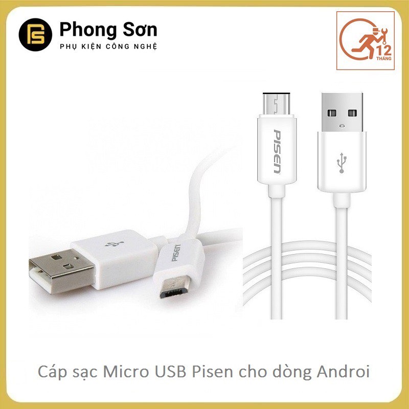 Cáp MicroUSB (80cm) Pisen