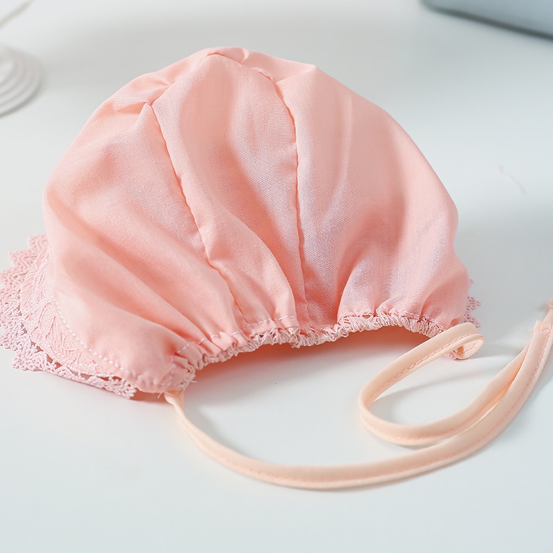 Mũ Ren Mềm Thoáng Khí Kiểu Công Chúa Cho Bé Gái