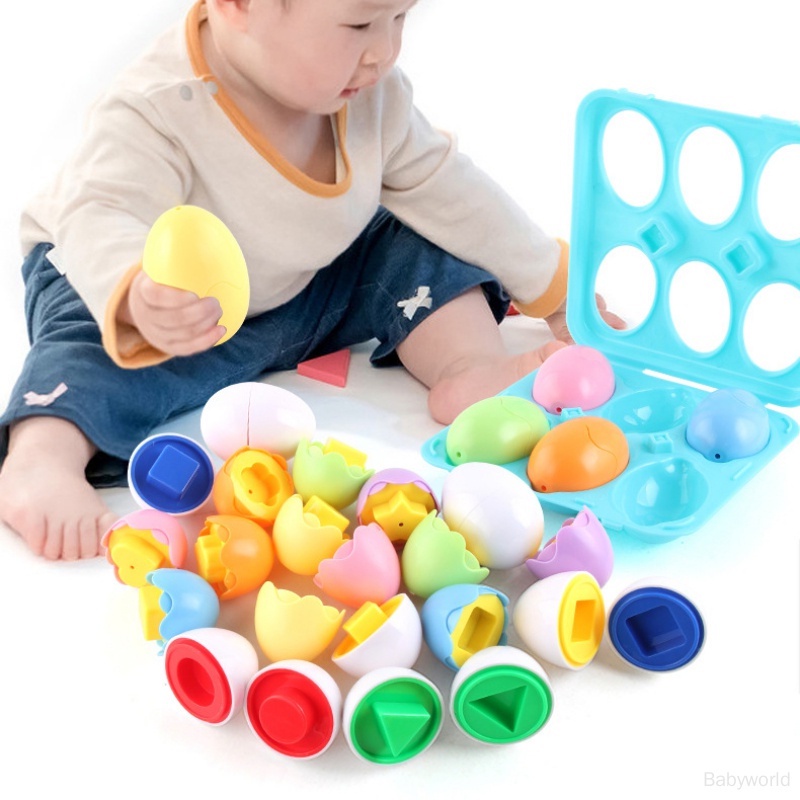 Đồ Chơi Giáo Dục Nhận Dạng Trứng Thông Minh Hình Học Cho Trẻ Em