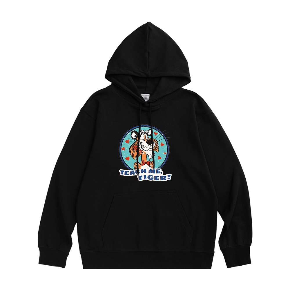 Áo Hoodie From Rộng Unisex In Hình TEACH ME TIGER Cực Chất , Vải Nỉ Mềm Mại Phong Cách HOT TREND BB HOODIE