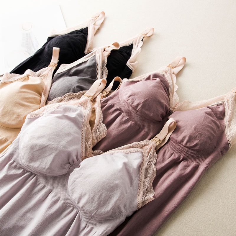 Áo Lót Phối Ren Cho Các Mẹ Chăm Con Nhỏ 5 Màu Tùy Chọn Size M - L