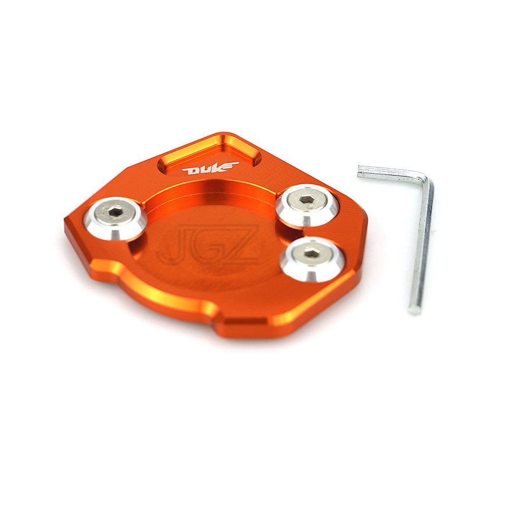 Đế Chân Chống Mở Rộng Bằng Nhôm CNC Cho Xe Mô Tô KTM DUKE 125 200 390 RC 2013 2014 2015 2016 2017 2018 2019