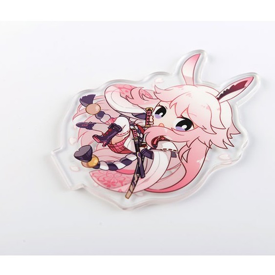 ( ORDER ) Mô hình Acrylic Standee Yae Sakura &amp; Kallen Kaslana Chibi Honkai Impact 3 trang trí trưng bày anime chibi