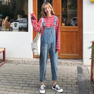 Quần yếm jeans