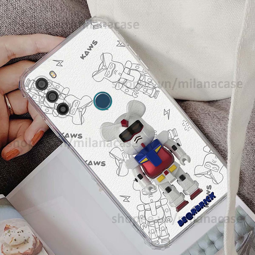 Ốp Vsmart Active 3 gấu be@rBrick gấu Teddy Kaws siêu đẹp, phong cách, cá tính