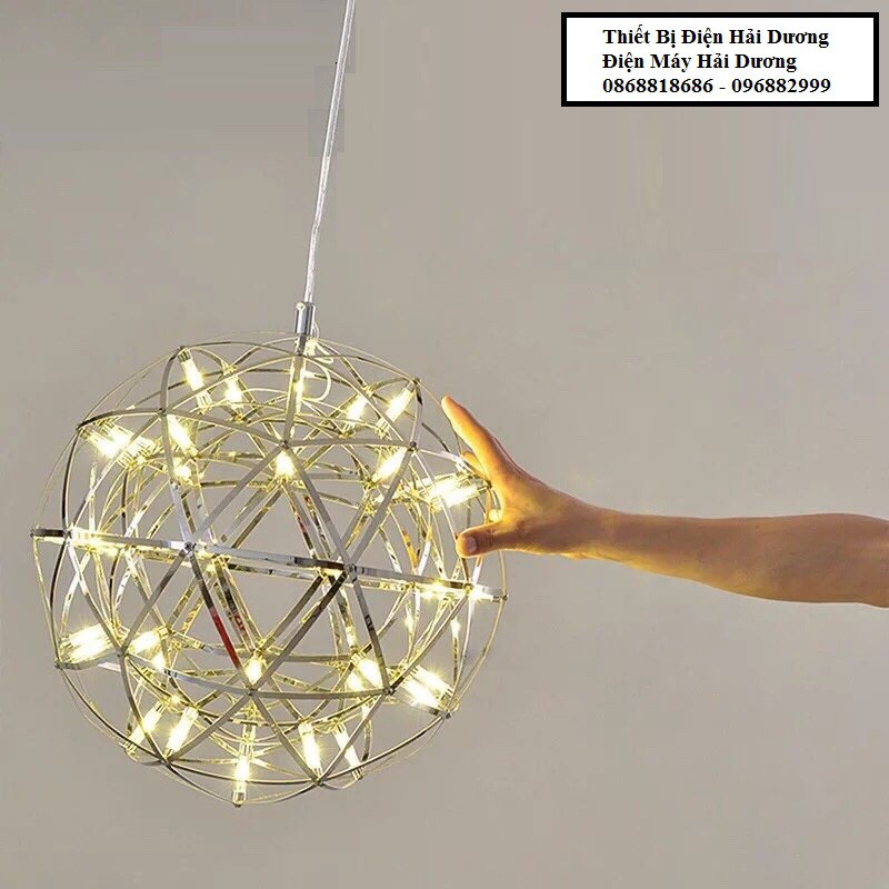 Đèn thả cầu sao kiểu dáng hiện đại, sang trọng phi 200-300mm  - Bảo hành 12 tháng