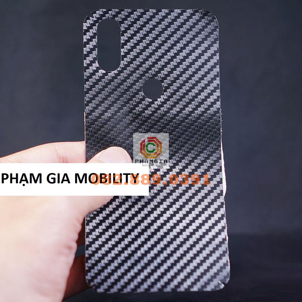 Miếng dán mặt lưng skin carbon Xiaomi Mi Mix 3