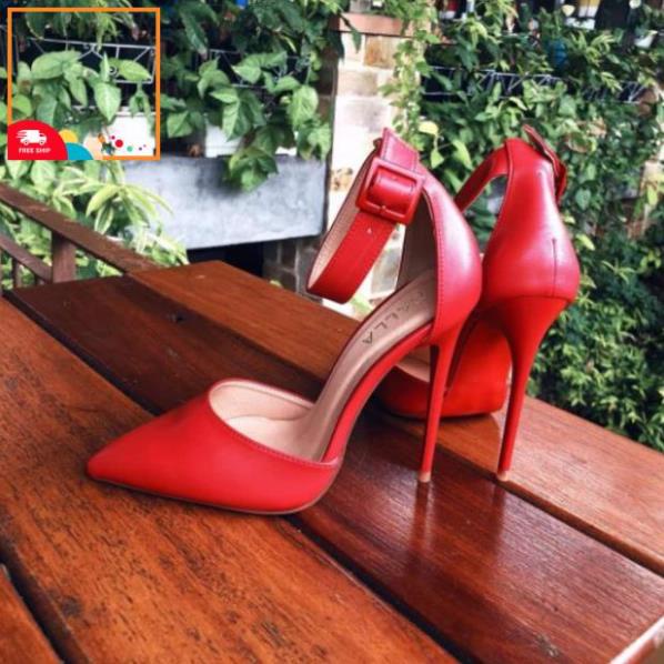 Tết Giày cao gót sandanl Calla bít mũi quai hậu cao cấp hình thật * . * ' ' ! .