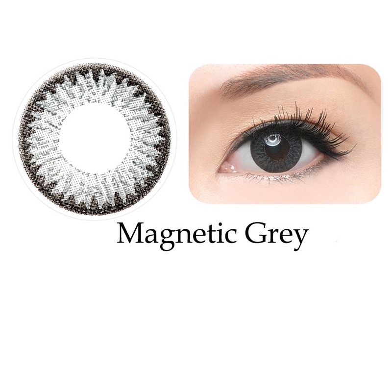 Tặng ngâm (8.6/14.2) Kính lens màu 3 tháng cận (0&gt;9) FRESHKON Winsome, Majestic Brown, Magnetic Grey, Mystical Black