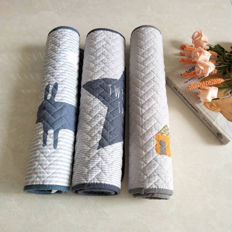 Thảm chùi chân quilt thảm vải chần bông cotton thấm hút tốt