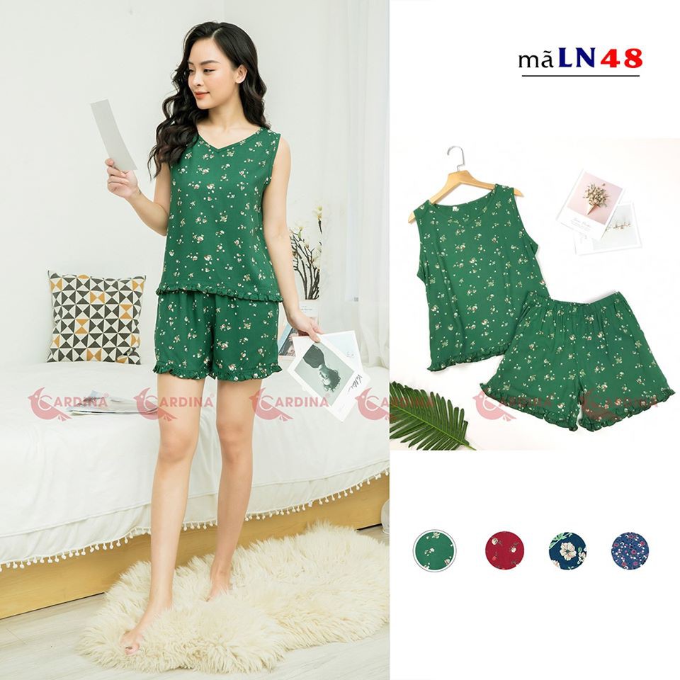 [SIÊU HOT] Bộ Hè Nữ Chất Lanh Nhung Nhật Bản Siêu Thoáng Mát [LN3]