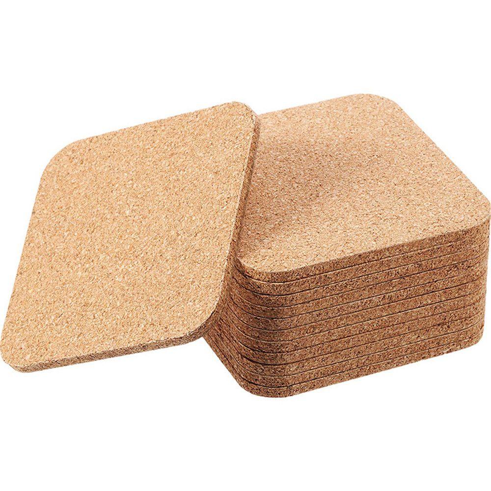 Bộ 6 Giá Đỡ Cốc Bằng Gỗ Chống Trượt Cách Nhiệt Siêu Bền Tiện Dụng Cho Gia Đình
