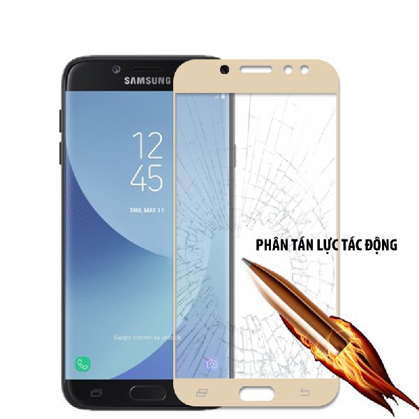 Kính cường lực 5D samsung galaxy J7 Pro full màn Full keo Thế hệ mới kèm phụ kiện dán