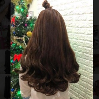 Kẹp u xoăn đuôi lọn xoăn to