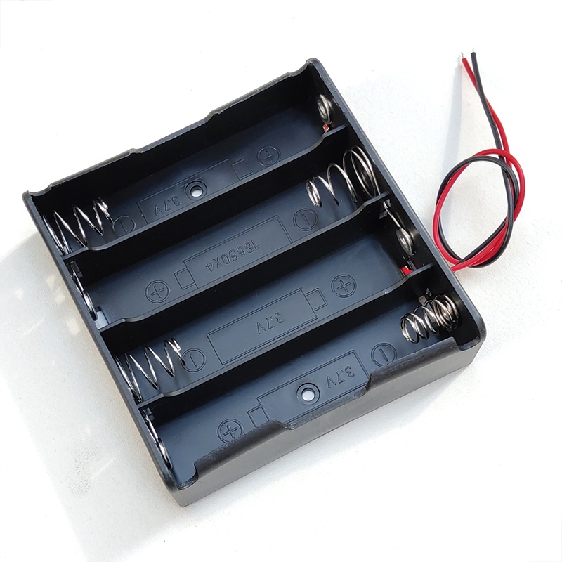 Hộp có ngăn đựng pin sạc dự phòng 18650 1X 2 3X 4X 1 2 3 4 tiện dụng