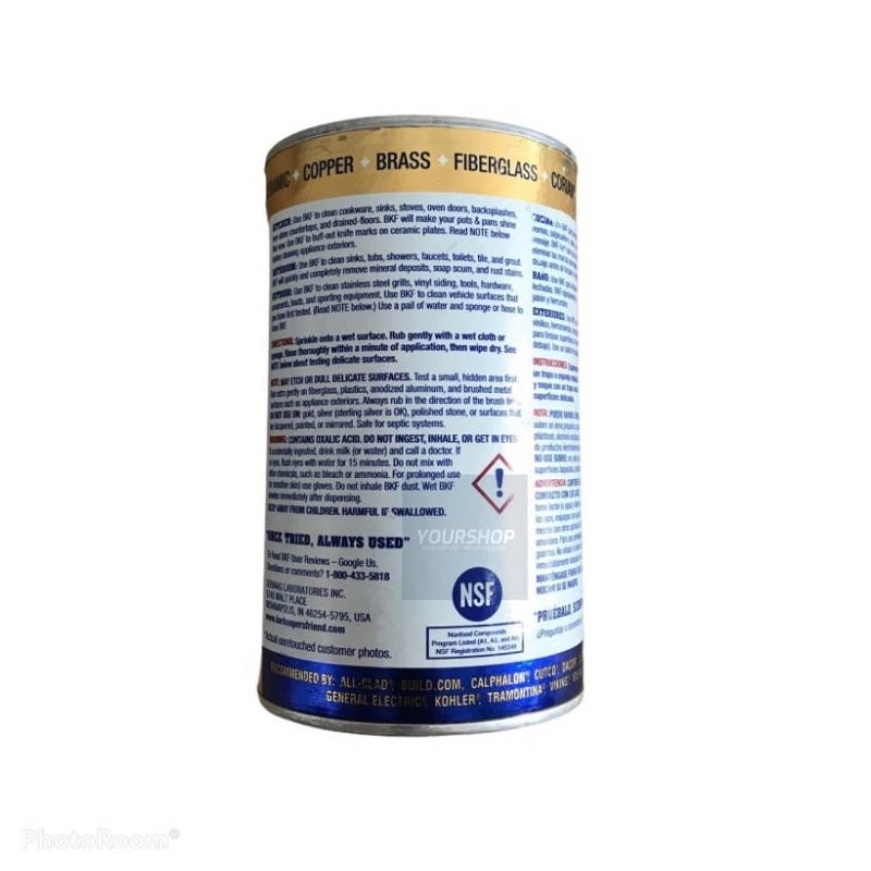 Bột Làm Sạch Đa Năng Bar Keepers Friend - Made in USA - BKF - Chính Hãng -250g