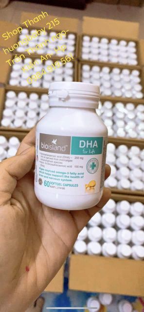 Bộ 3 Bio island Kẽm, Canxi, DHA chuẩn Úc cho bé