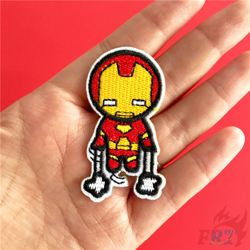 Miếng ủi thêu trang trí đồ thời trang hình siêu anh hùng Marvel