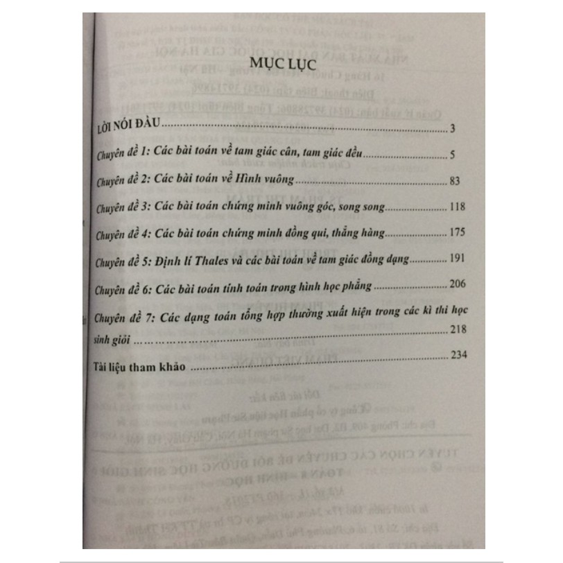 Sách - Tuyển chọn các chuyên đề bồi dưỡng học sinh giỏi Toán 8 (đại số - hình học)