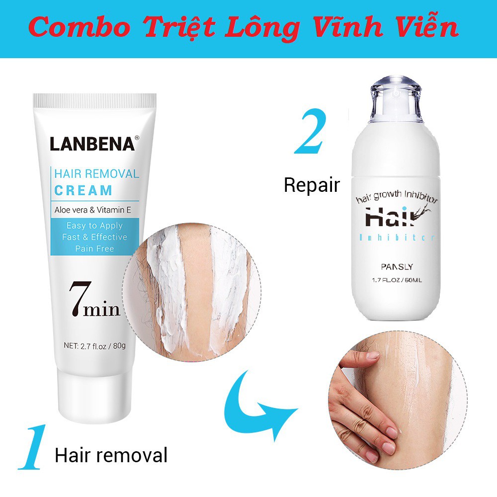 [ Tẩy lông vĩnh viễn ] Combo triệt lông vĩnh viễn