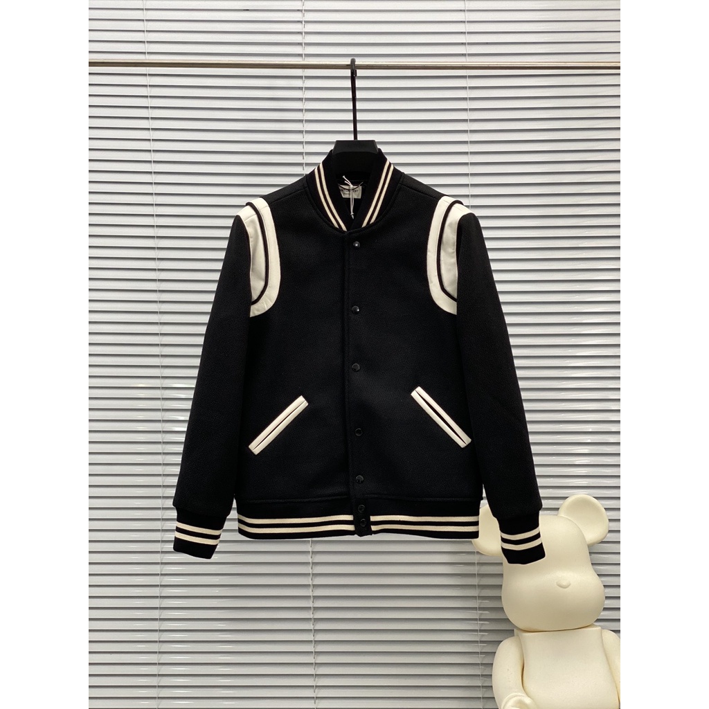 ⚡️[Mirror Quality] - Áo Khoác Bomber Teddy Jacket YSL mirror quality, áo bomber teddy jacket slp