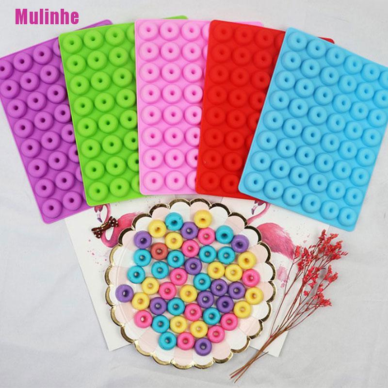 Khuôn Silicone 48 Ngăn Làm Bánh Donut / Socola Tiện Dụng