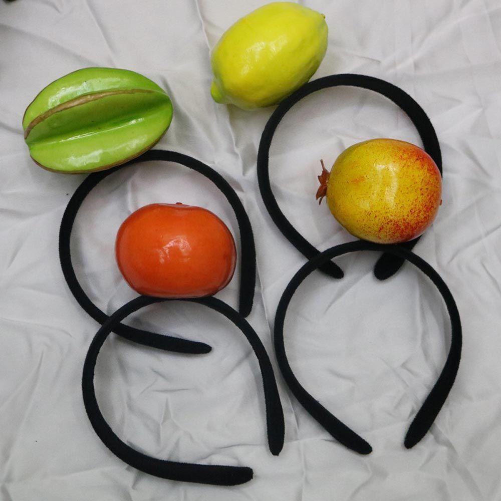 Băng Đô Cài Tóc Chống Trượt Hình Quả Chuối / Chanh Ngộ Nghĩnh Cho Nữ