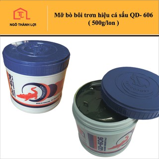 Mỡ bò bôi trơn hiệu cá sấu Thái QD-606 ( 500g/lon ) - Mỡ bò