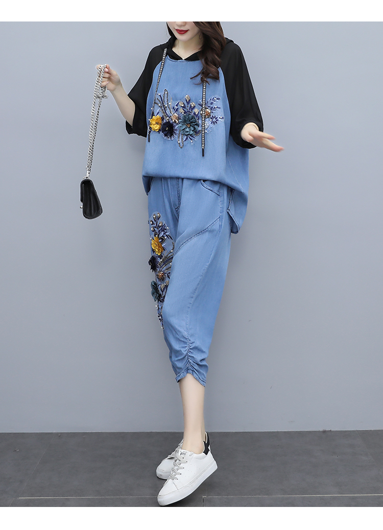 Set Quần Jeans Và Áo Hoodie Thời Trang Phong Cách Cho Nữ | BigBuy360 - bigbuy360.vn