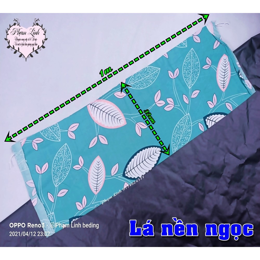 [1m*32cm] Vỏ gối-Áo gối ôm vải cotton poly || Vỏ gối bọc ngoài bảo vệ ruột gối ôm