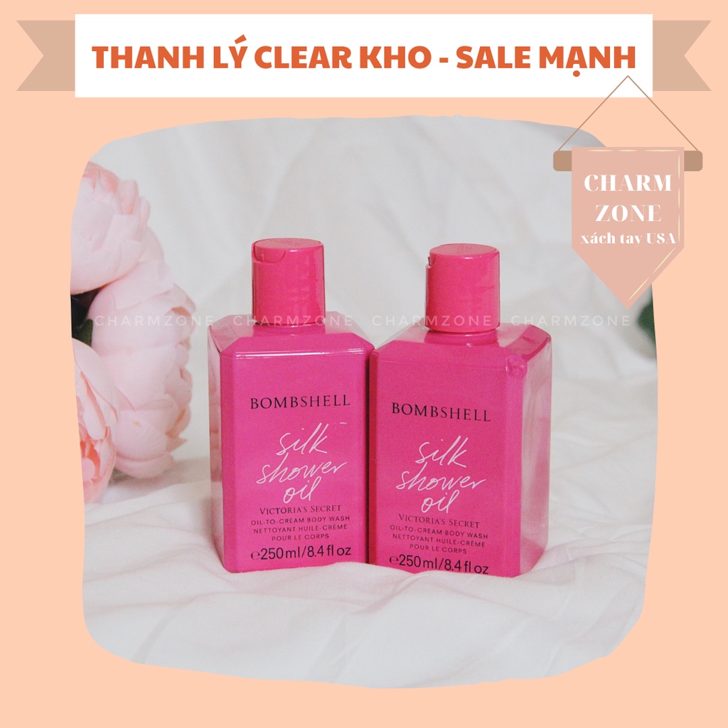 Silk shower oil - Dầu tắm nước hoa dưỡng da Victoria’s Secret