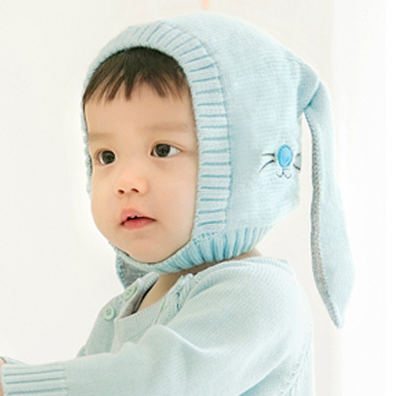 Mũ Trùm Tai Dày Dặn Giữ Ấm Thiết Kế Tai Dài Dễ Thương Dễ Phối Đồ