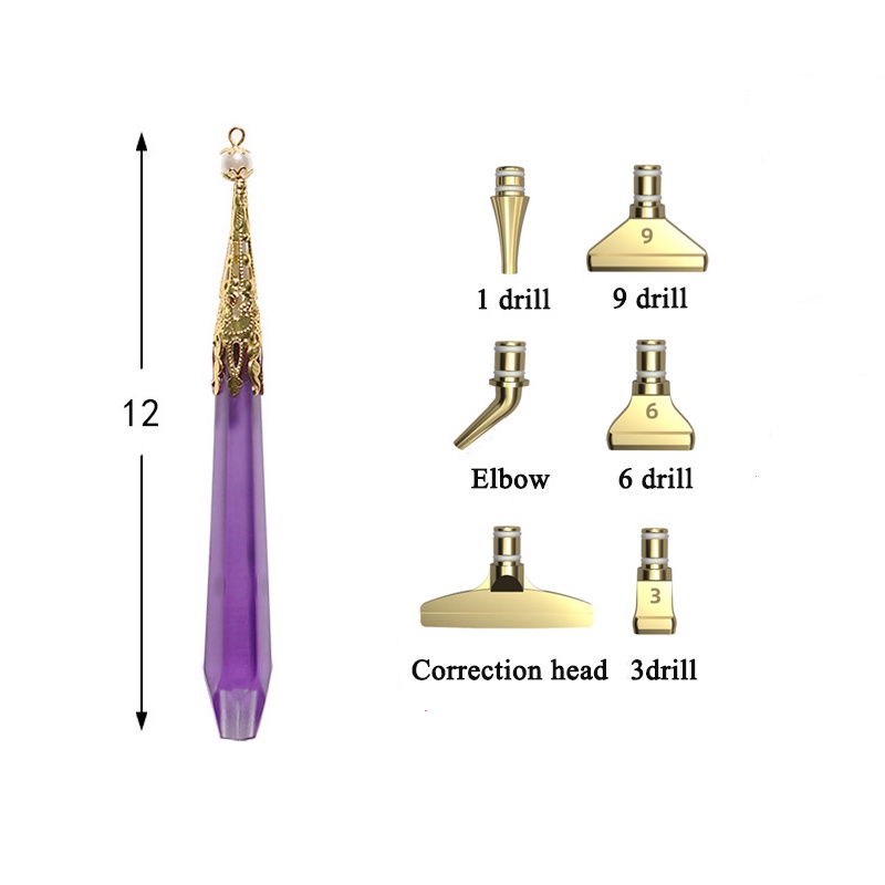 Đầu Bút Khoan Đá Bằng Hợp Kim Thân Thiện Với Môi Trường Dùng Làm Tranh Đính Đá DIY