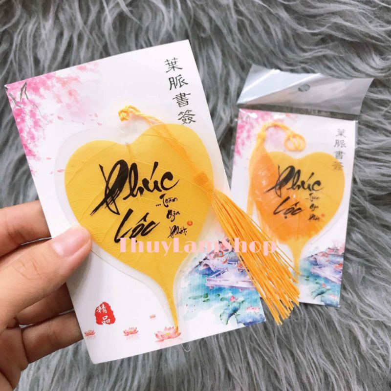 Lá bồ đề in hình thư pháp may mắn mang theo bên mình, ốp lưng điện thoại