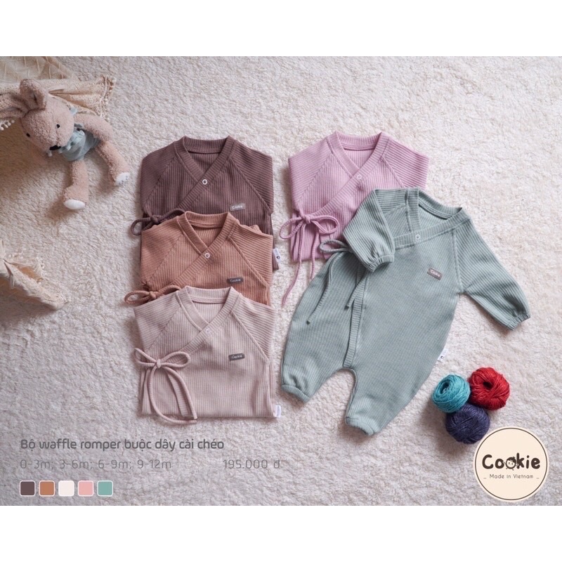Romper buộc dây cài chéo Cookie