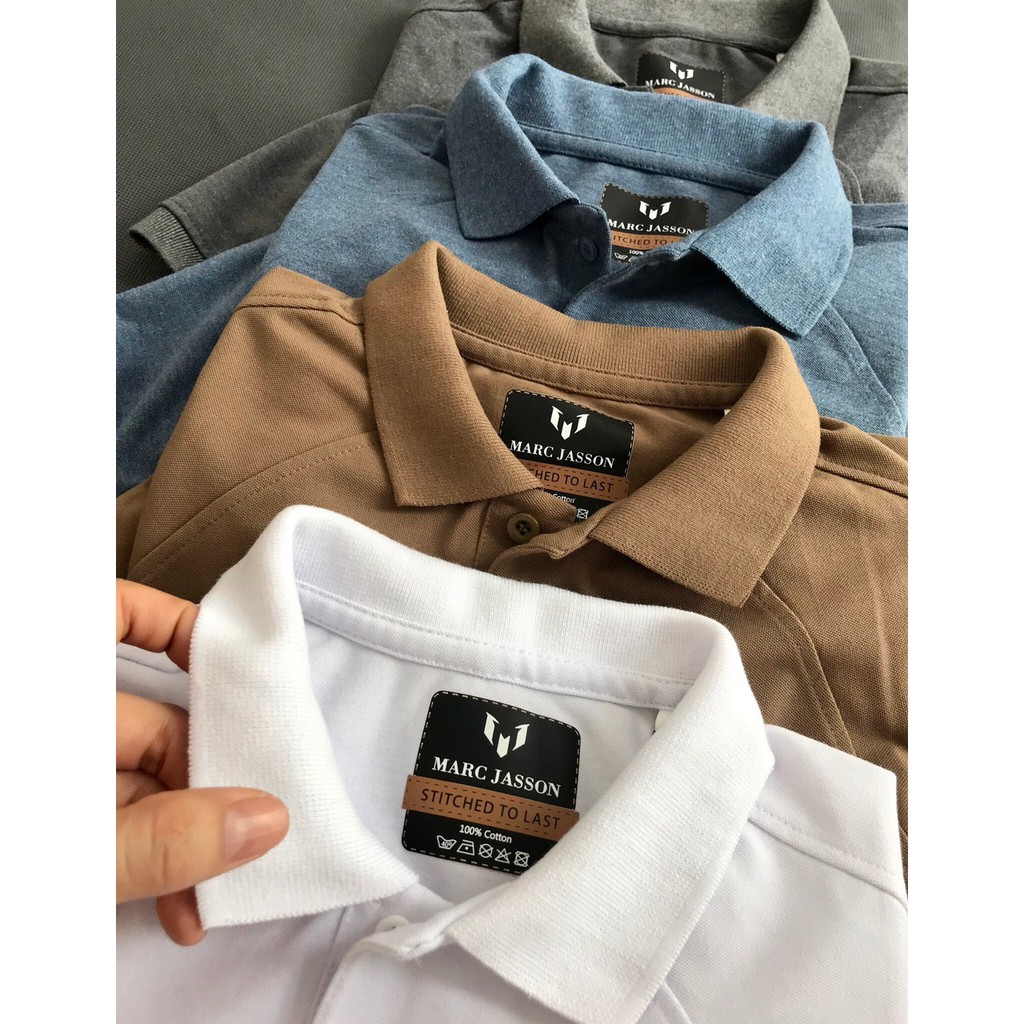 Áo Thun Polo Nam Màu Trơn, Phong Cách Đơn Giản. 𝗖𝗼́ 𝗡𝗼𝘄𝘀𝗵𝗶𝗽 | BigBuy360 - bigbuy360.vn