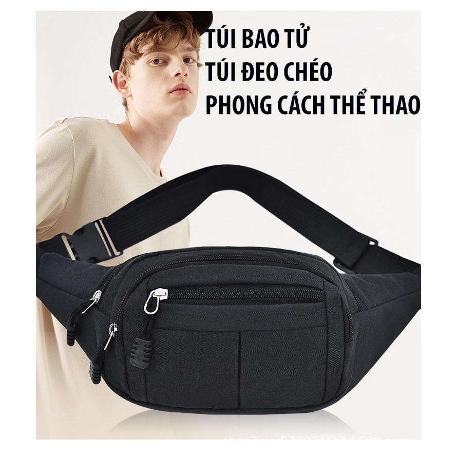Túi Đeo Hông Đeo Bụng Đeo Chéo Cao Cấp Nhiều Ngăn (Vsta) | BigBuy360 - bigbuy360.vn
