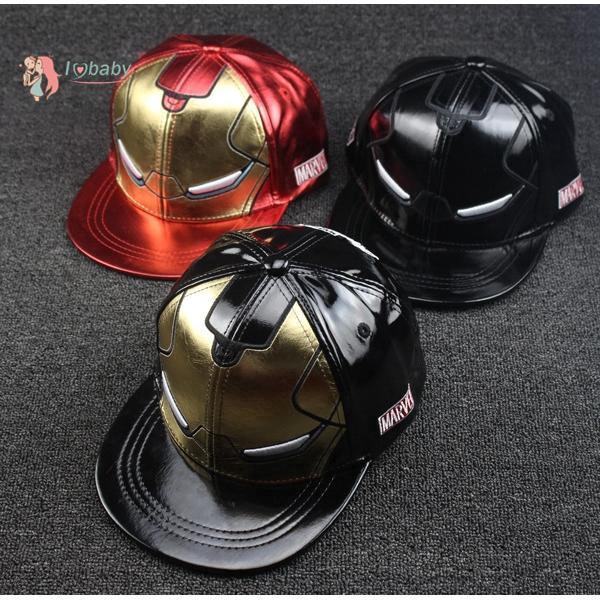 IU New Children's Iron Man Hip Hop Casual Baseball Cap