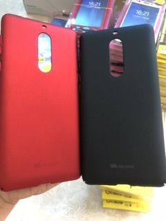 Ốp Nokia3,Nokia5 cứng đỏ đen cty Liguk