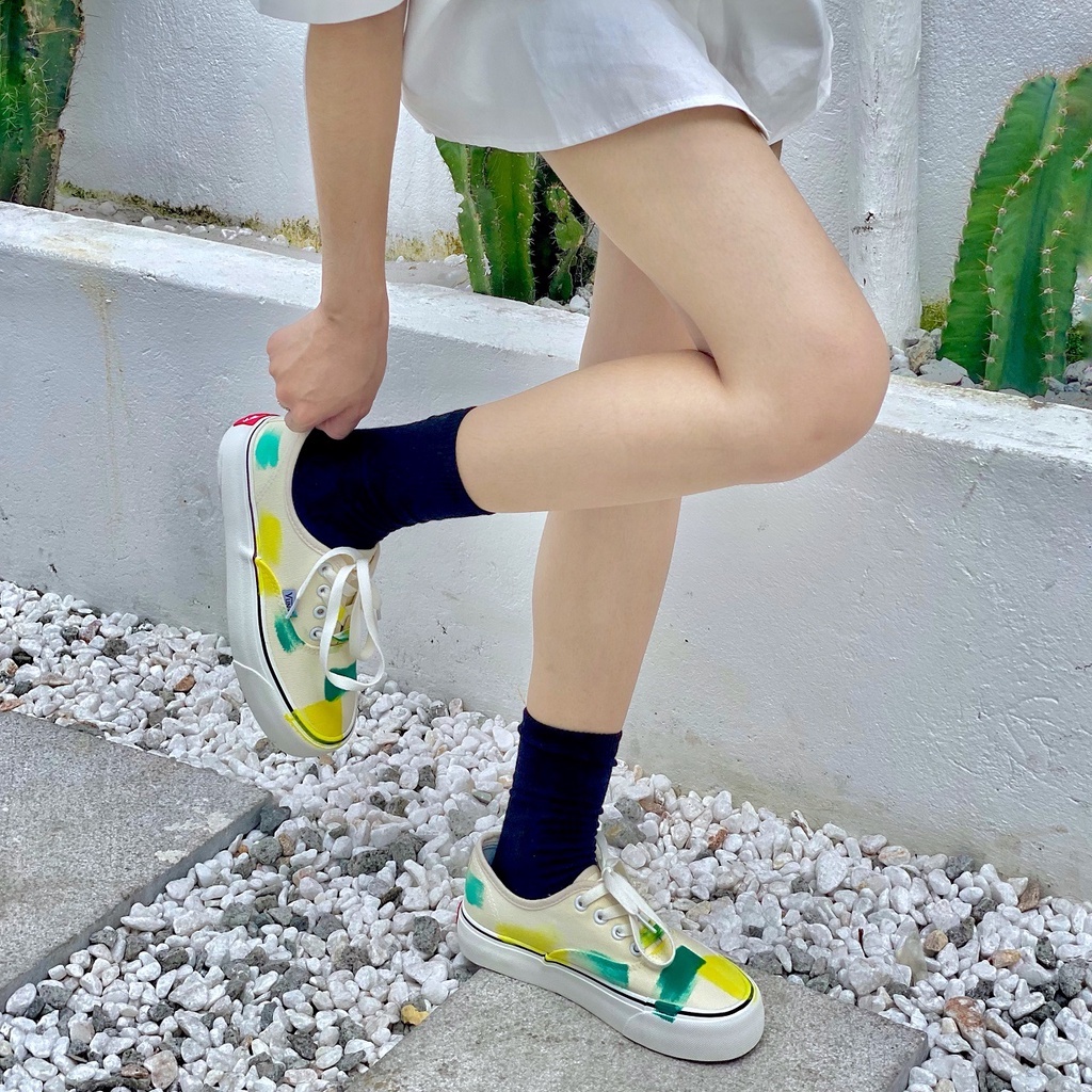 Giày Thể Thao Nữ Ulzzang Vintage, Giày Vải Canvas Graffiti Họa Tiết Vẽ Tay Basic Hàn Quốc, Street Style - Iclassy_Shoes