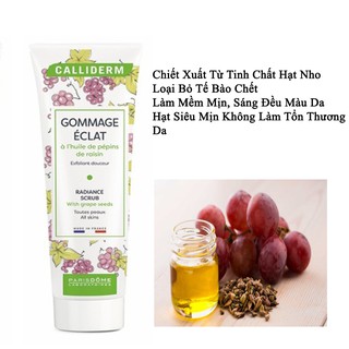 Kem Tẩy Tế Bào Chết Cho Mặt Từ Hạt Nho Calliderm 150ML