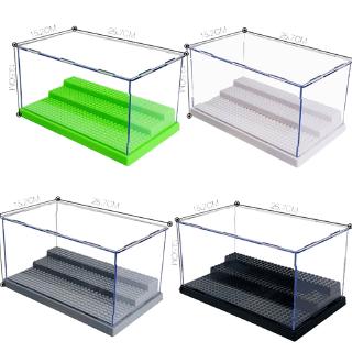Mô hình DIY Loz Minifigures Các khối xây dựng Chống bụi Hộp hiển thị Phụ kiện Acrylic DIY Khối LEGO Bảo vệ Tấm nền