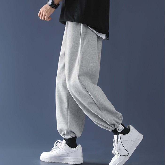 Quần ống rộng unisex ONEZ jogger thể thao bó chun OQ1