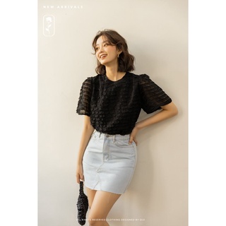 OLV - Áo Alva Top in Black