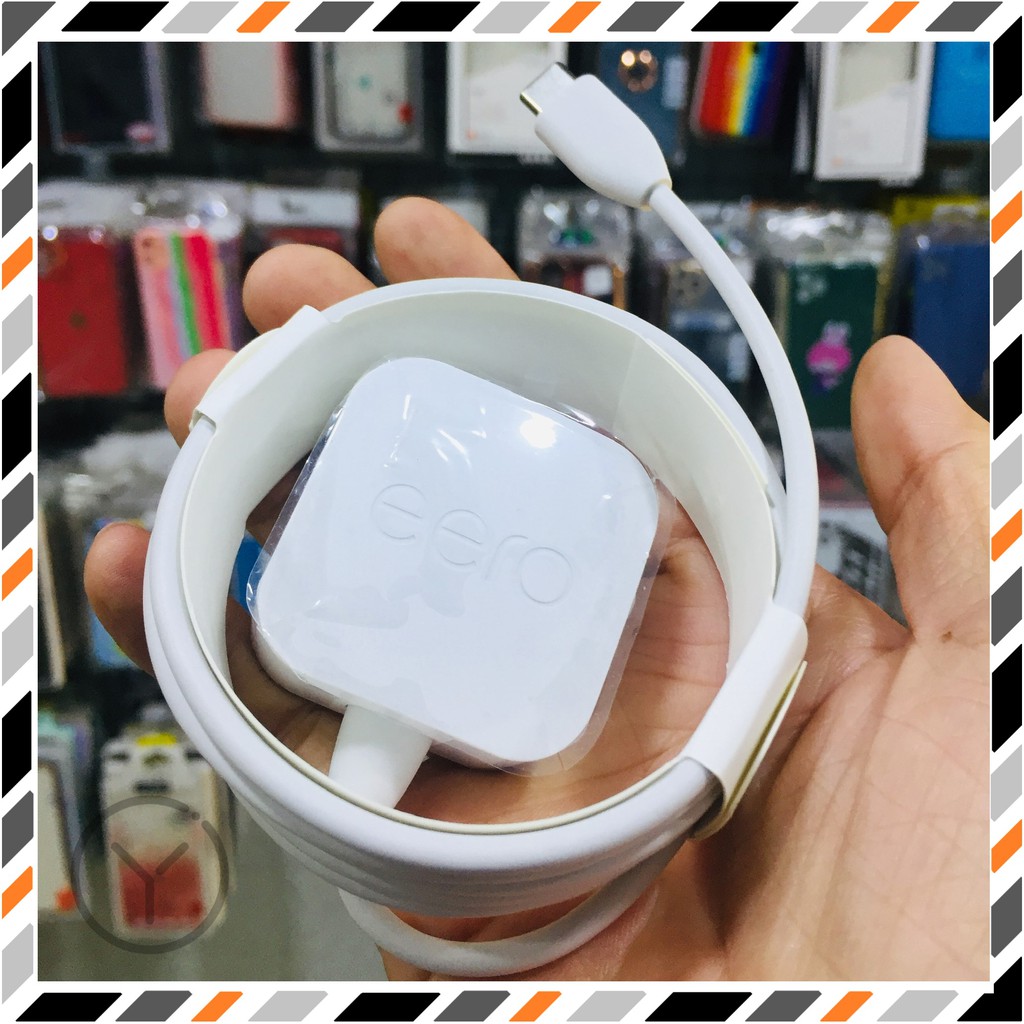 Bộ Sạc TypeC EERO 15W Dài 1,5M 5V-3A Sạc Siêu Nhanh.