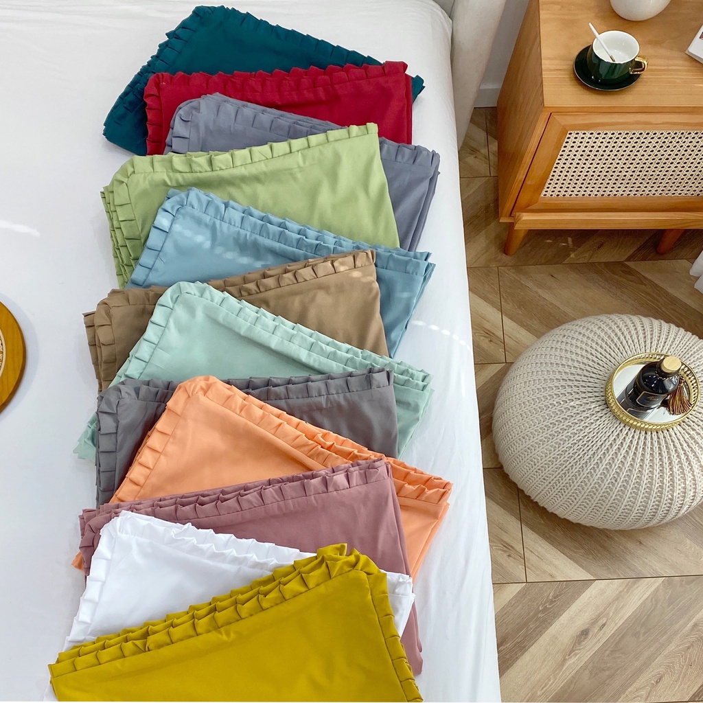 COTTON TC - Viền bèo - bộ vỏ chăn ga giường | BigBuy360 - bigbuy360.vn