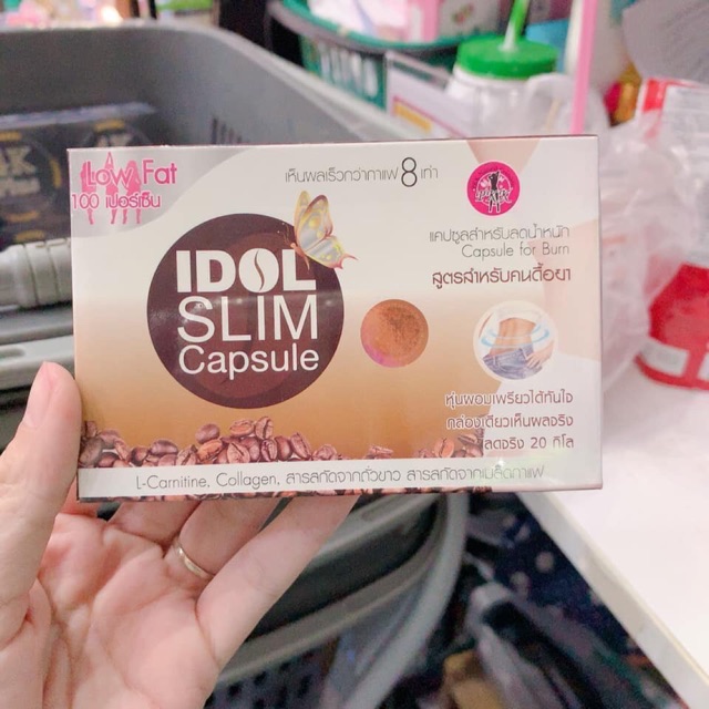 Idol Slim Capsule dạng vỉ cho người cơ địa khó giảm cân