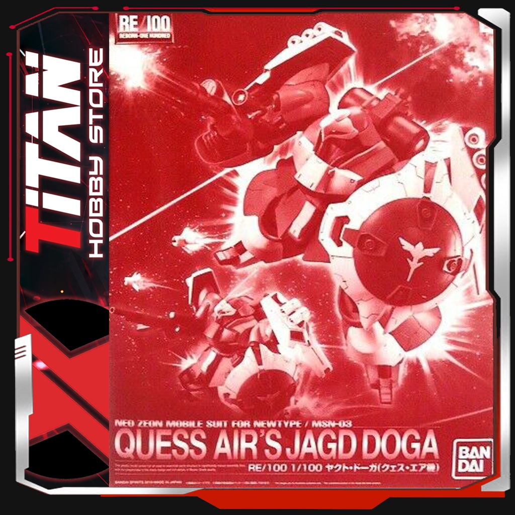 Mô hình lắp ráp Gunpla RE 1/100 Msn-03 Quess Air's Jagd Doga Bandai Japan