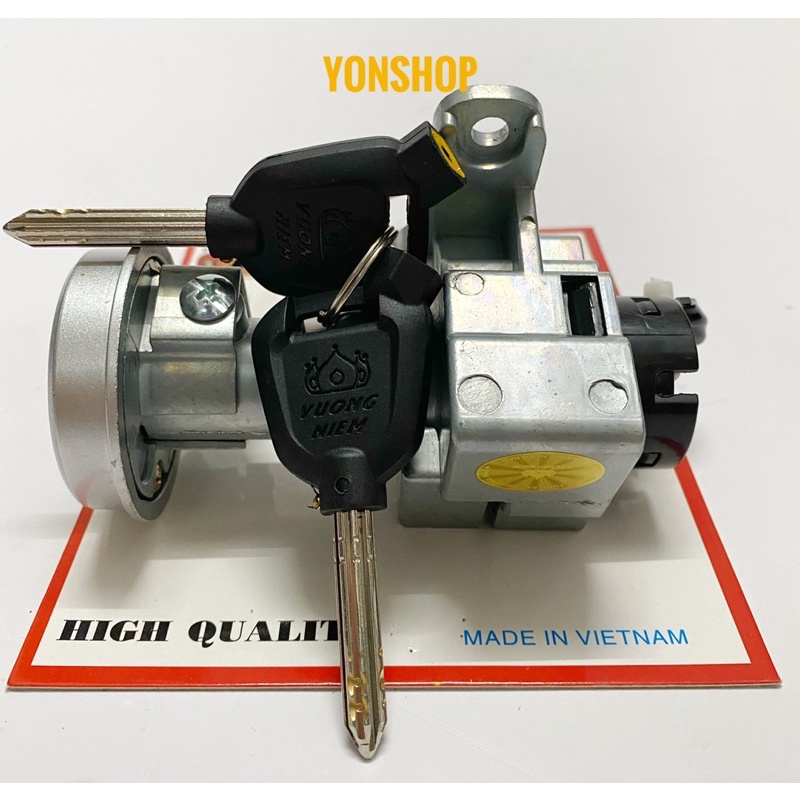Bộ Ổ Khoá Xe Sirius Fi Chìa 8 Cạnh Chống Trộm Cao Cấp Chính Hãng VƯƠNG NIỆM